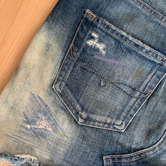 POLO RALPH LAUREN DISTRESSED VINTAGE STYLE SKIRT - Picture 10 of 14